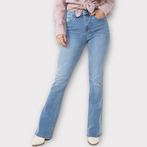 Mica High Rise Boot Cut Jeans 32 Western Retro Boho Flare Bootcut MDP-B167M - Picture 11 of 11